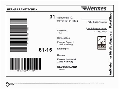 kann man paket label von hermes auch im shop ausfüllen|Hermes: Paketschein erstellen & drucken – so gehts .